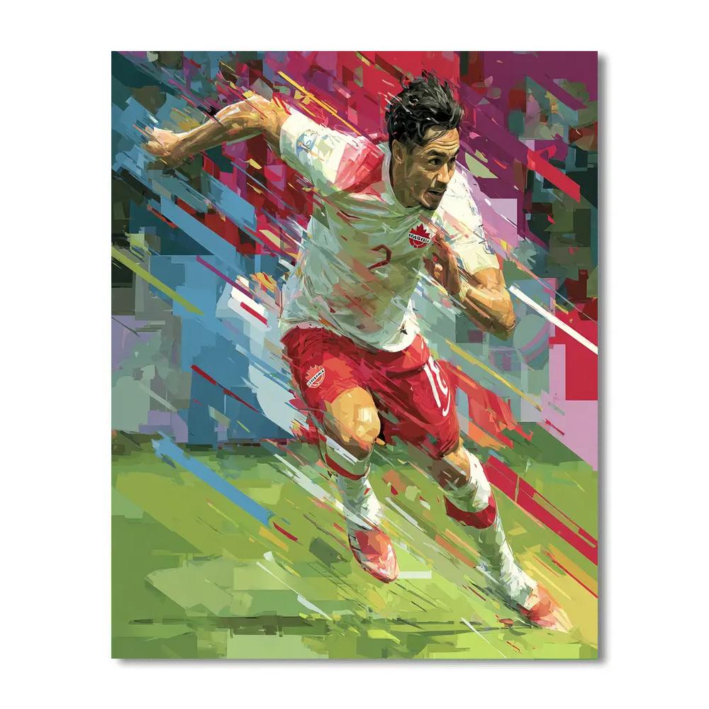 Davies Fifa 2026 Speed DIY paint by numbers