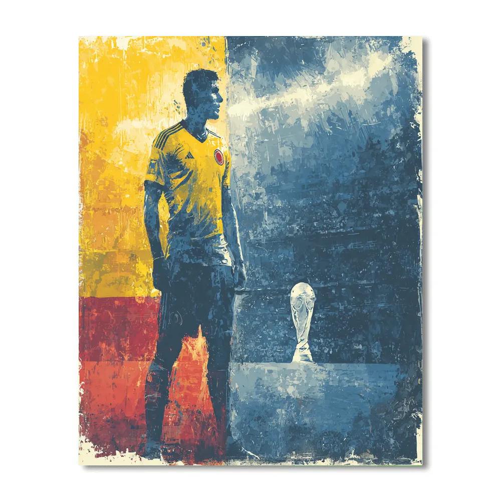 Ecuador Fifa 2026 Sun Numbered painting kits