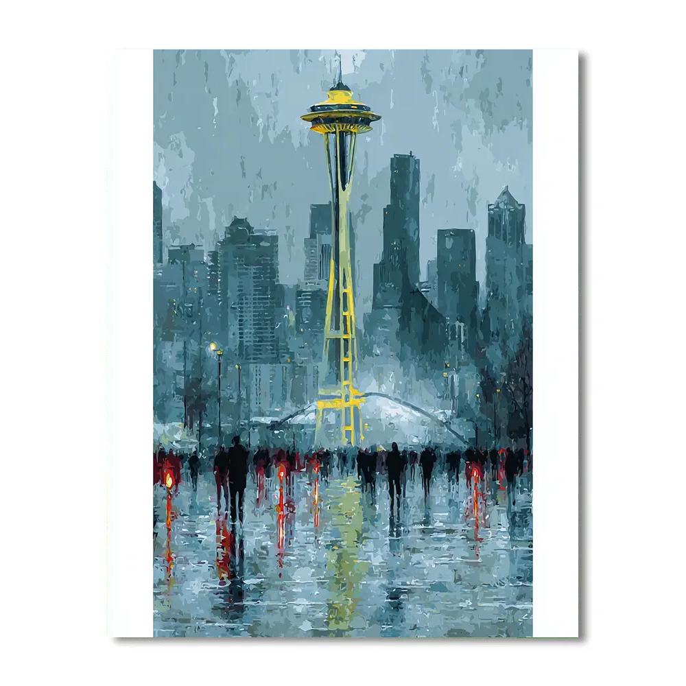 Seattle Fifa 2026 Rainlight painting number kit