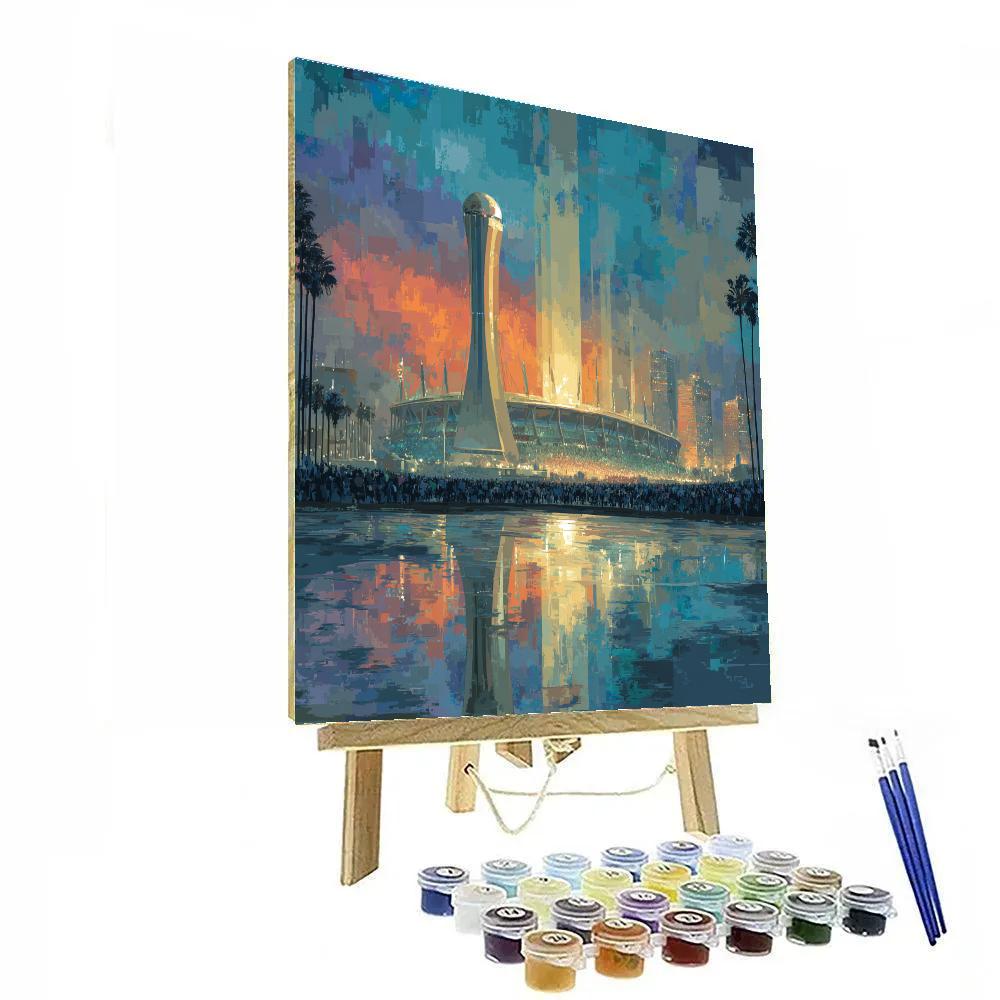 Miami Fifa 2026 Reflection DIY paint by numbers