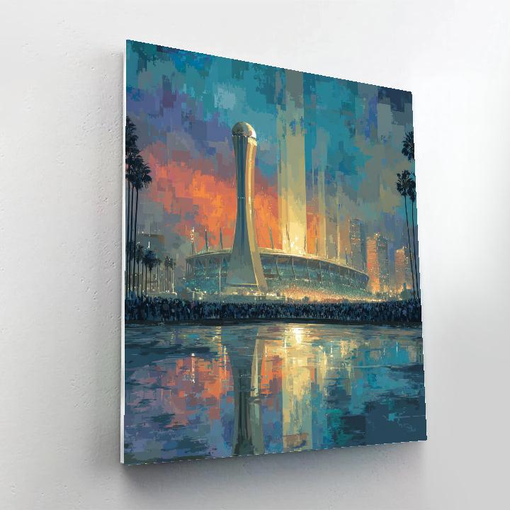 Miami Fifa 2026 Reflection DIY paint by numbers