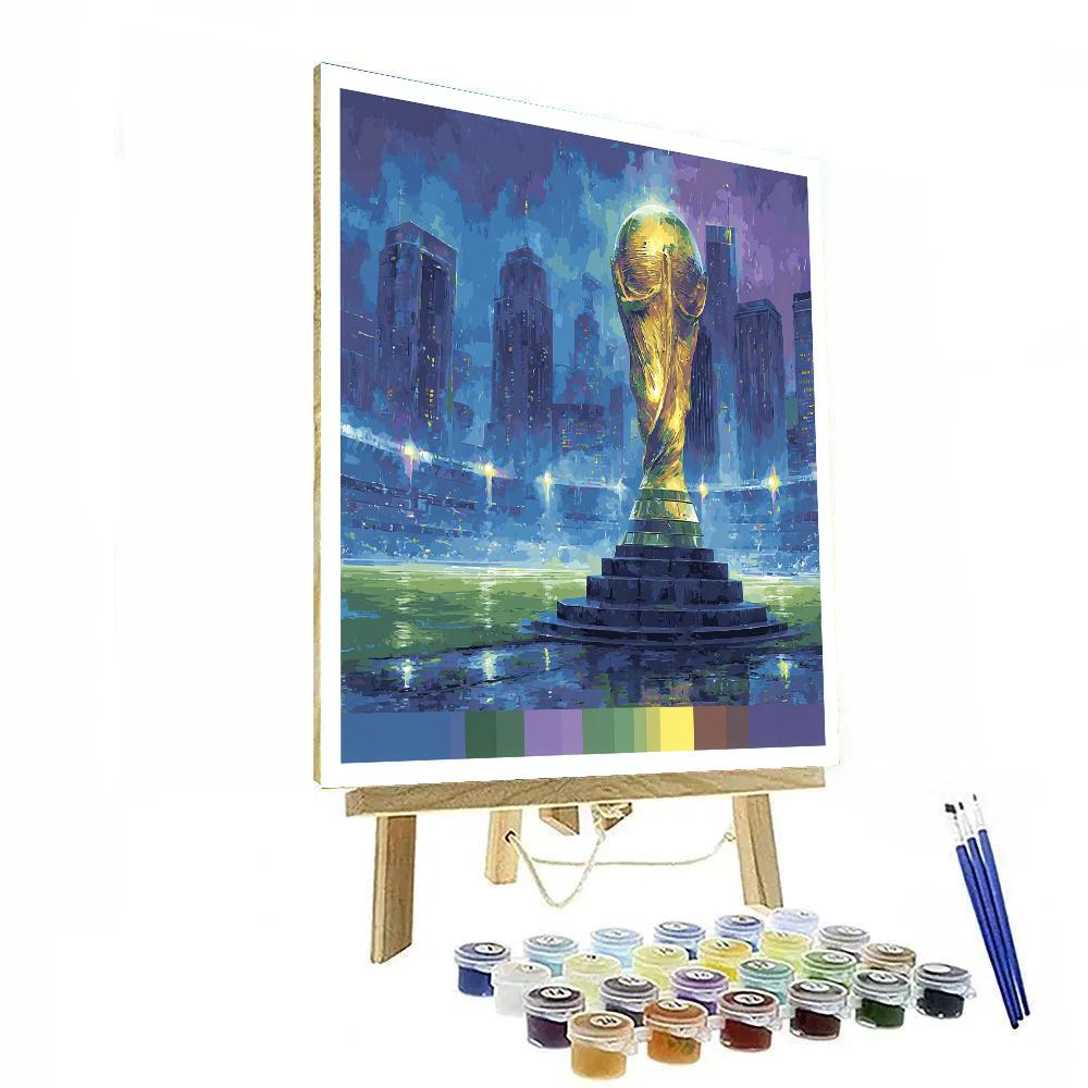 Seattle Fifa 2026 Rainlight Paint by numbers art