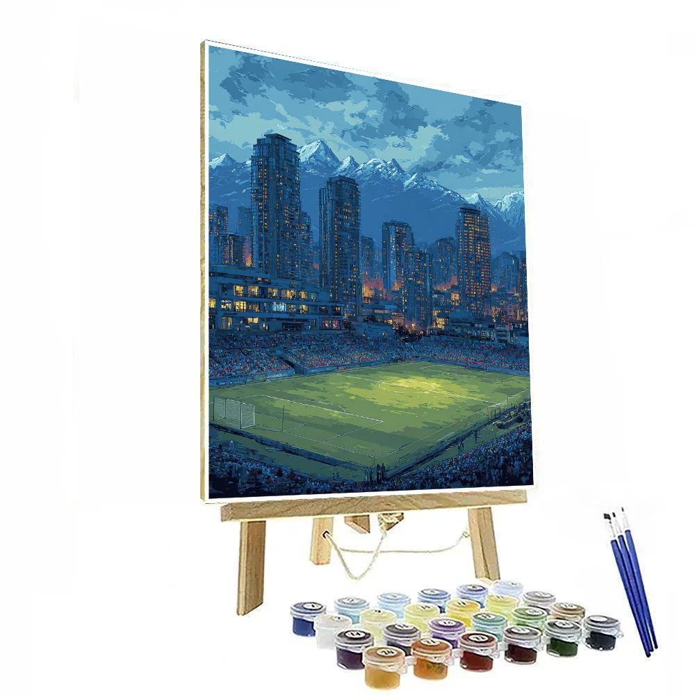 Vancouver Fifa 2026 Blue Numbered painting kits