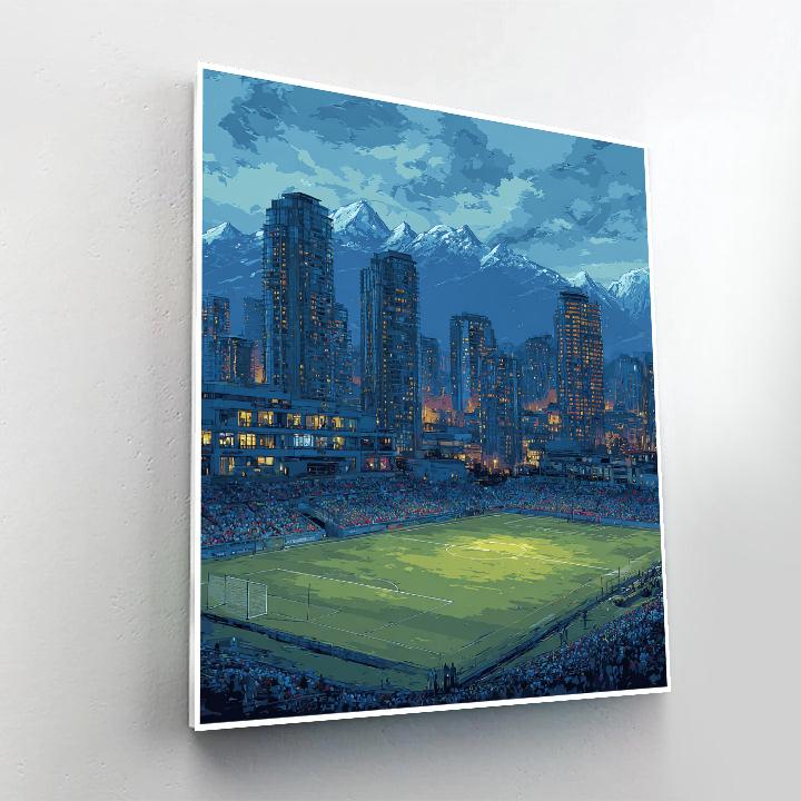 Vancouver Fifa 2026 Blue Numbered painting kits