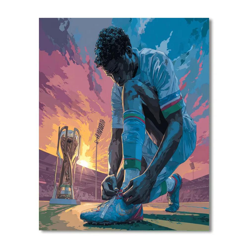 Uzbekistan Fifa 2026 Dawn Paint by numbers kits