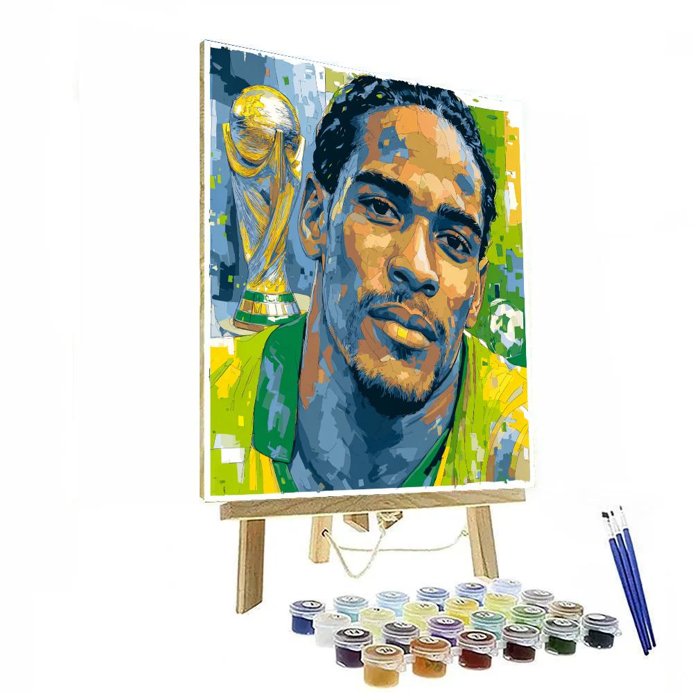 Ronaldinho Fifa 2026 Joy Paint by numbers art