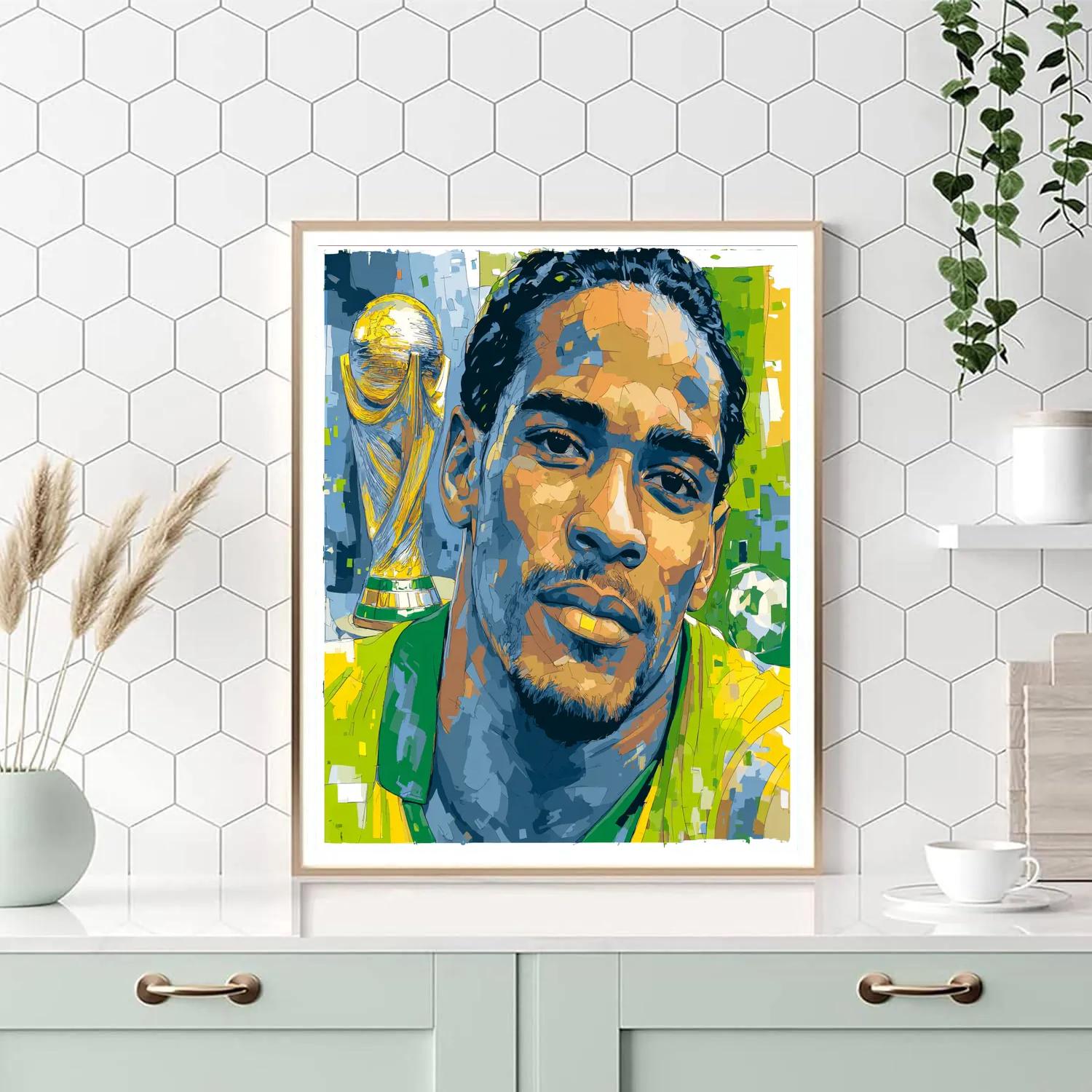 Ronaldinho Fifa 2026 Joy Paint by numbers art
