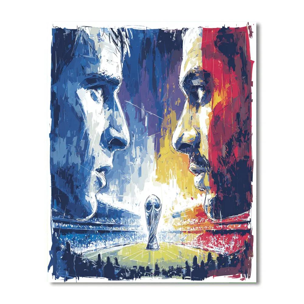 Fifa 2026 France Vs Senegal Number painting