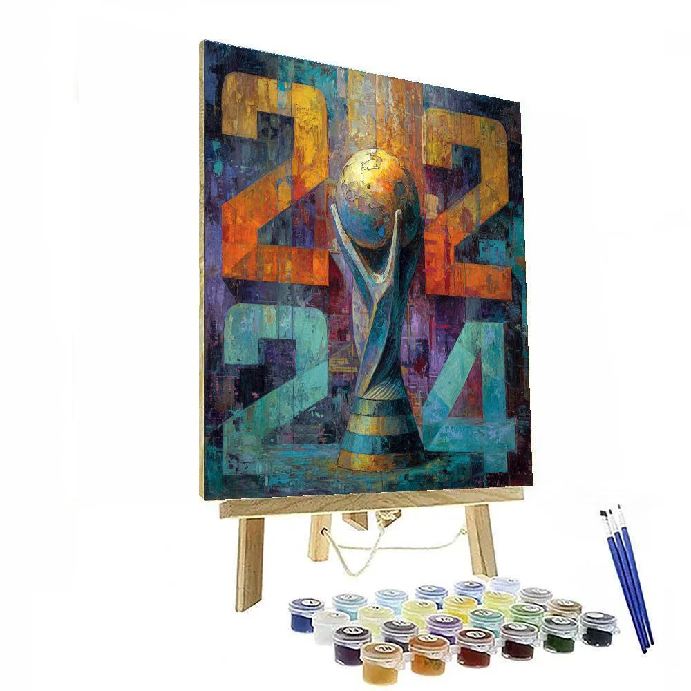 Group E Fifa 2026 Glow paint by number