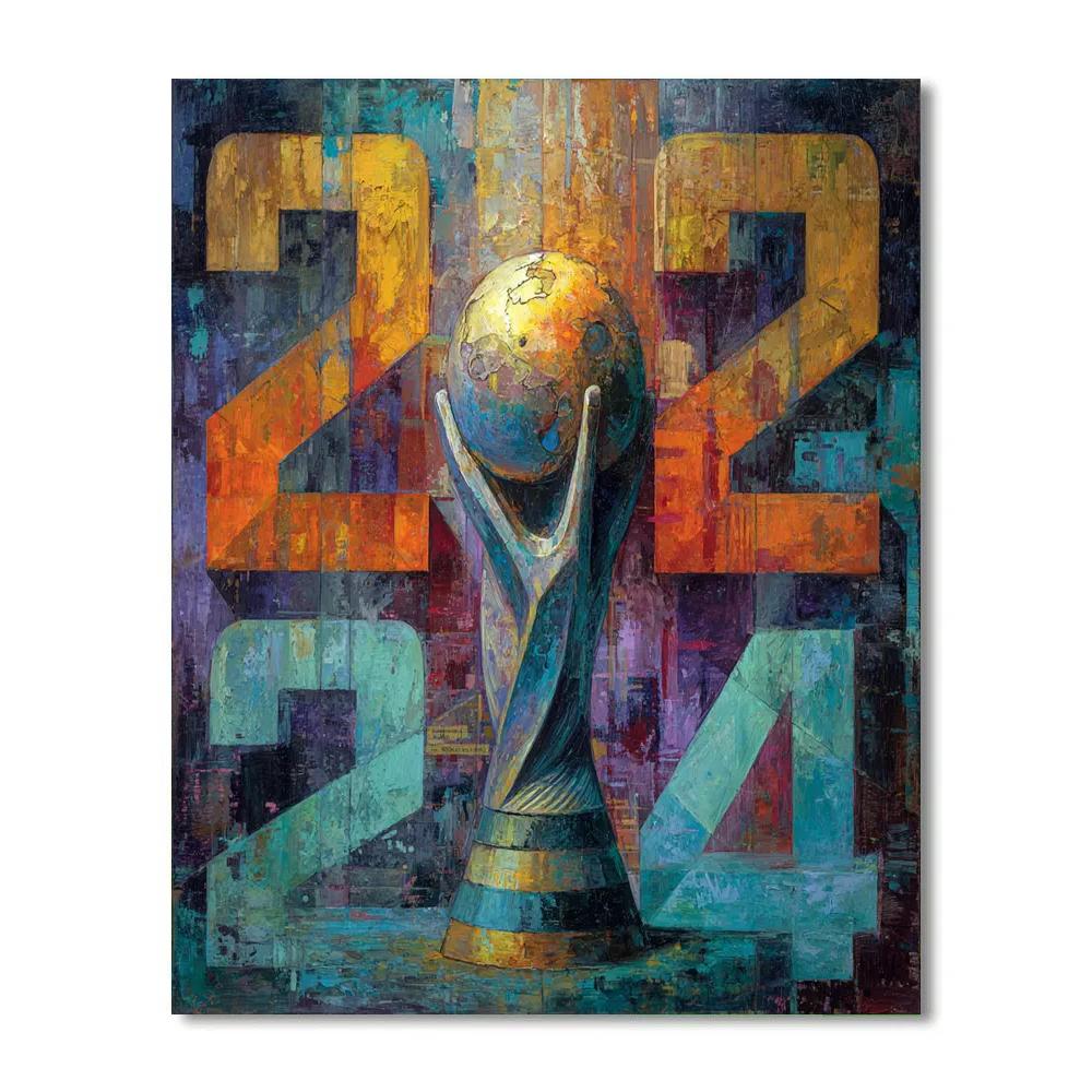 Group E Fifa 2026 Glow paint by number