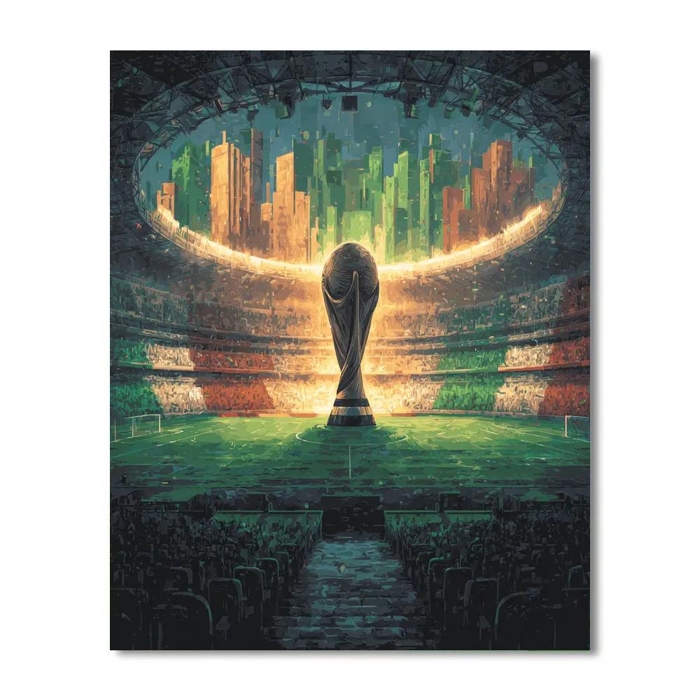 Mexico City Fifa 2026 Opener paint by number