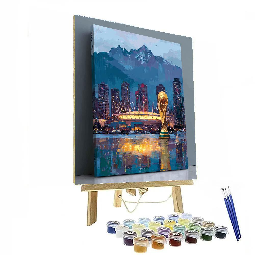 Vancouver Fifa 2026 Peaks Paint by numbers art
