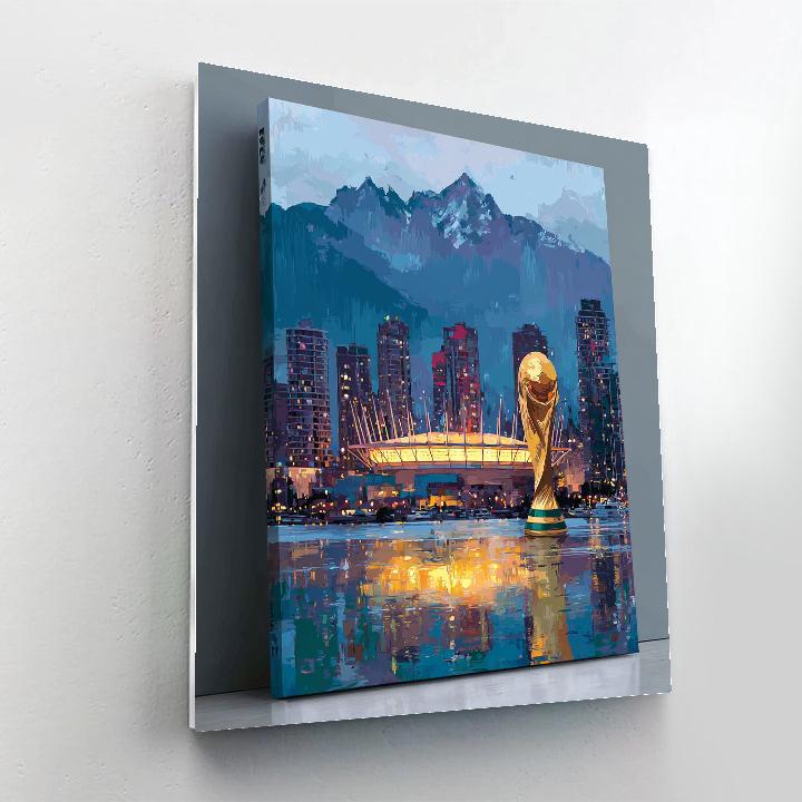 Vancouver Fifa 2026 Peaks Paint by numbers art