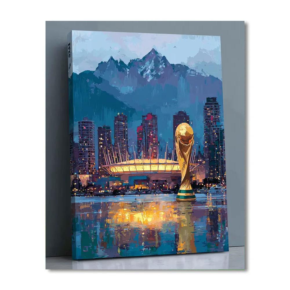 Vancouver Fifa 2026 Peaks Paint by numbers art