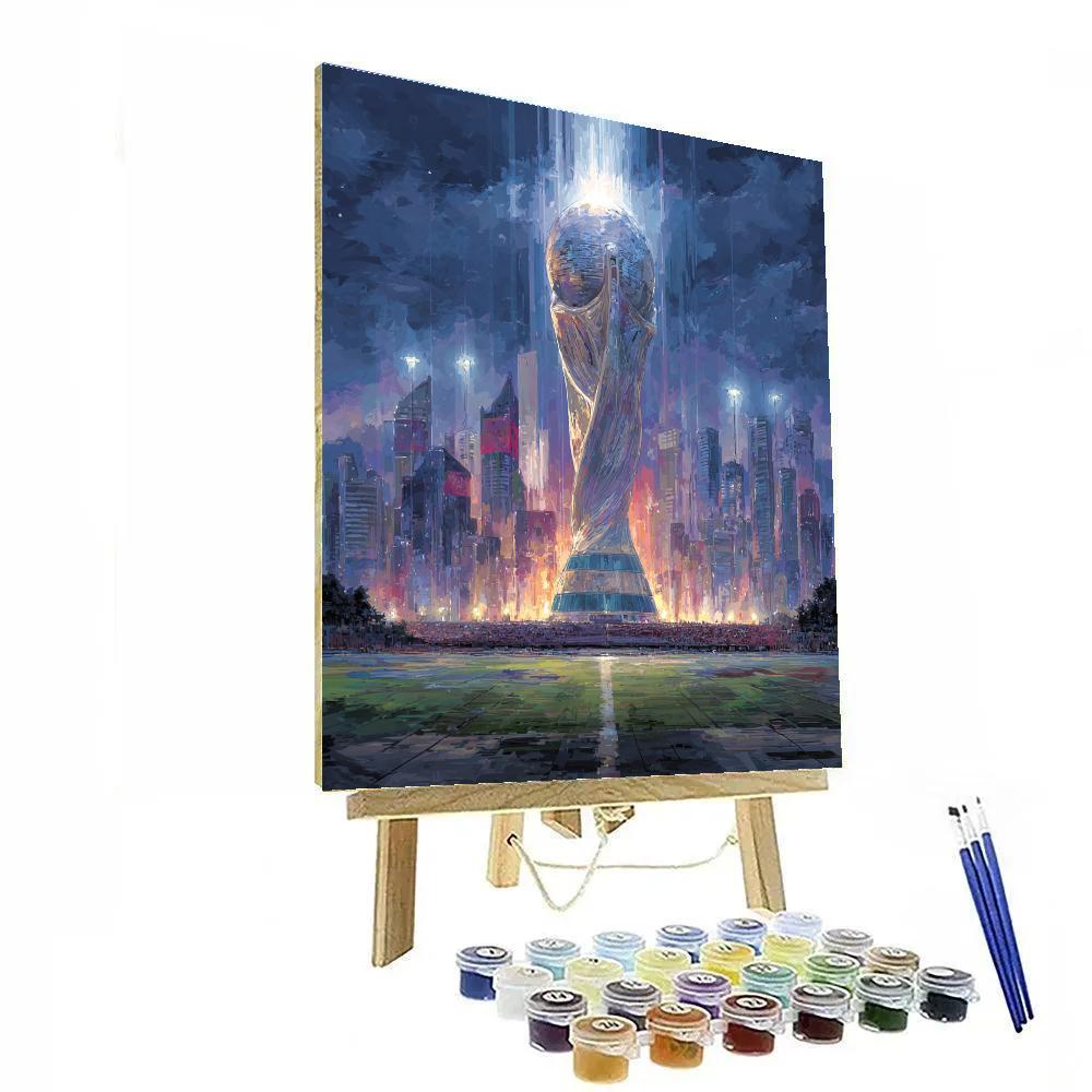 Fifa 2026 Trophy Constellation paint by number