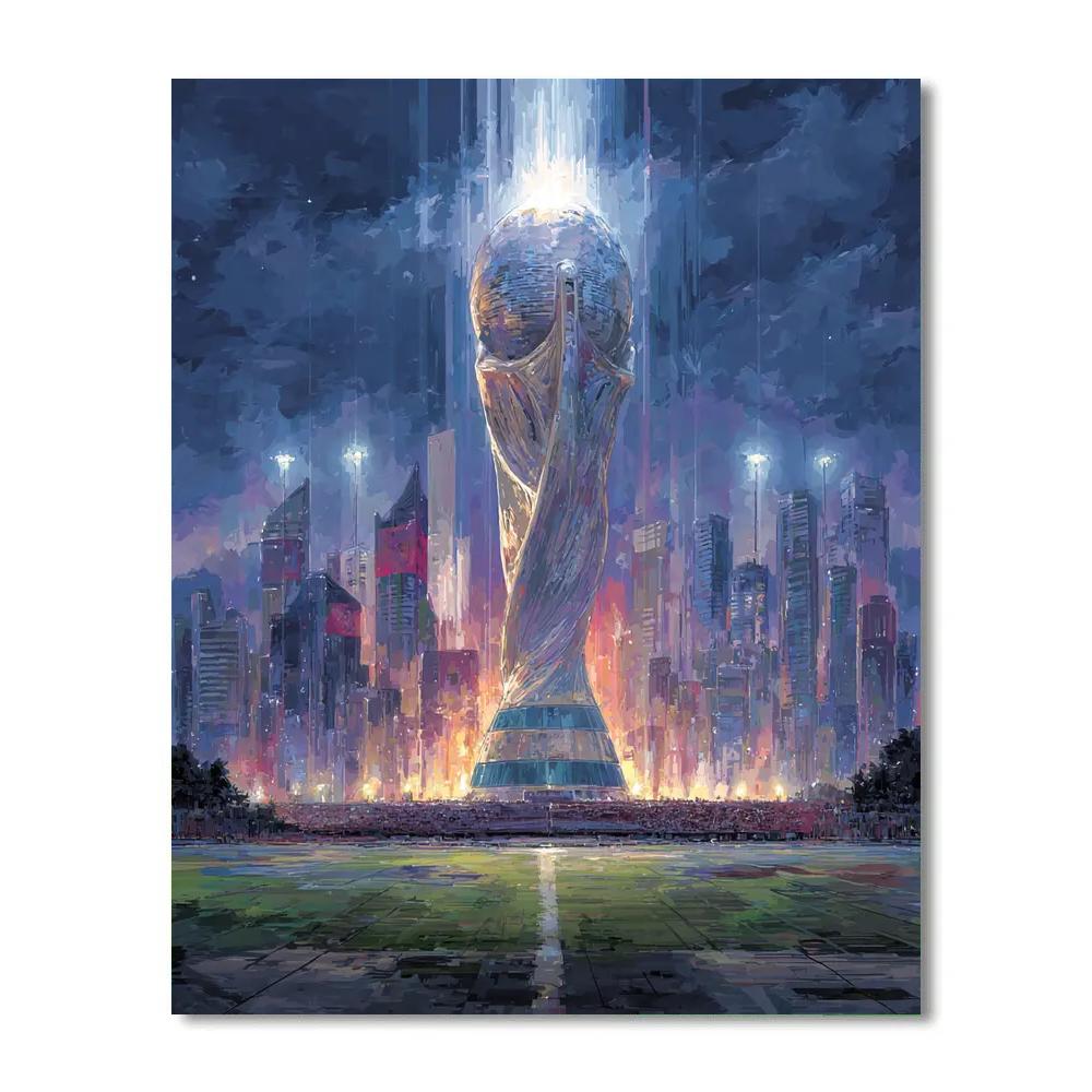 Fifa 2026 Trophy Constellation paint by number