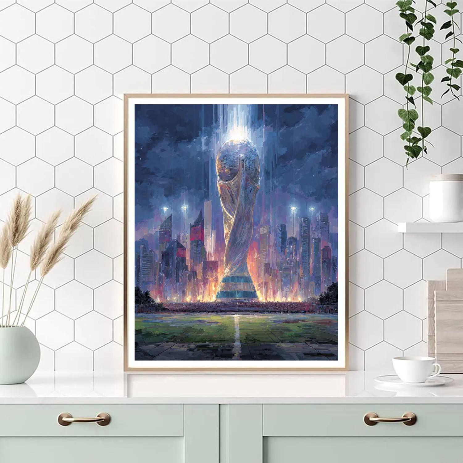 Fifa 2026 Trophy Constellation paint by number
