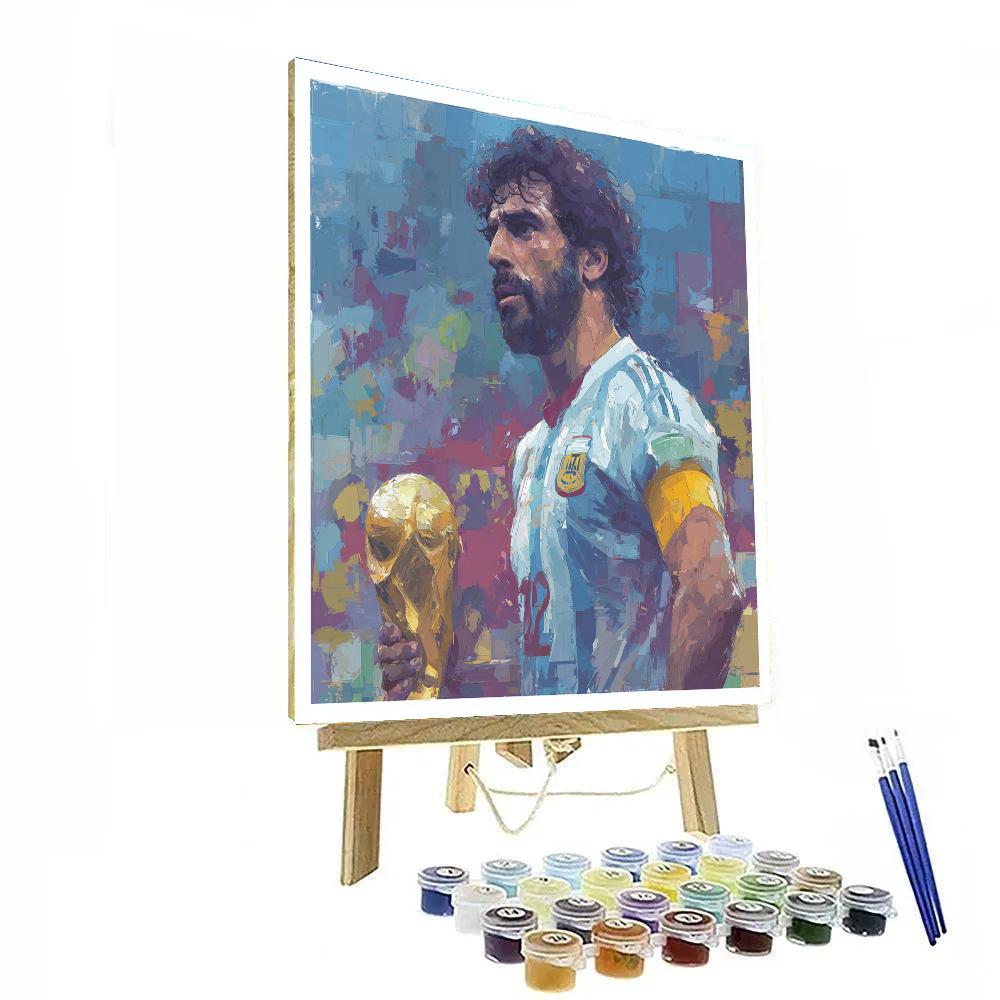 Fifa 2026 Salah Lights Number painting