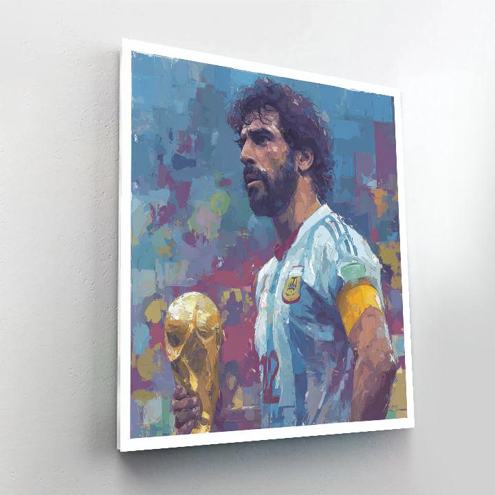 Fifa 2026 Salah Lights Number painting