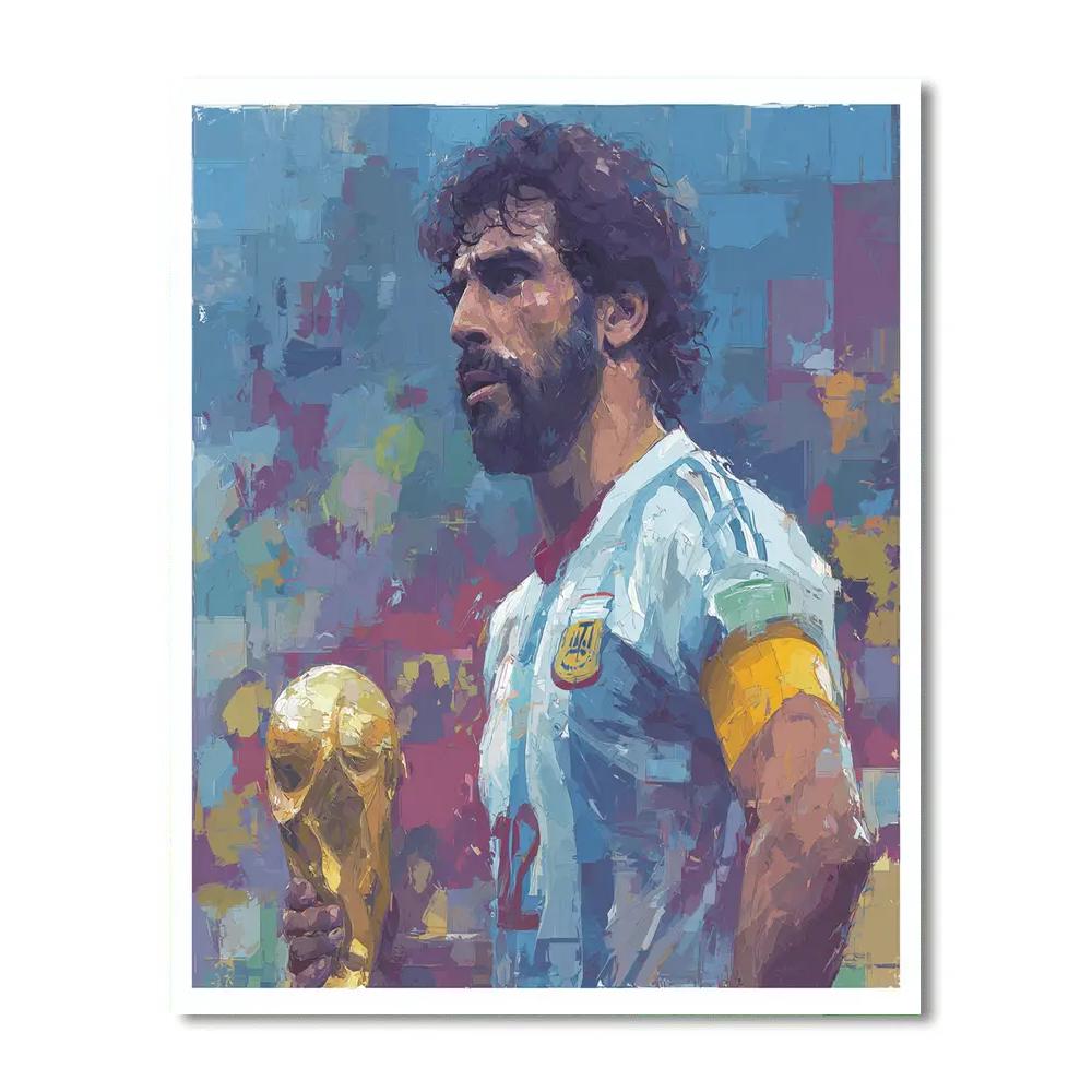 Fifa 2026 Salah Lights Number painting
