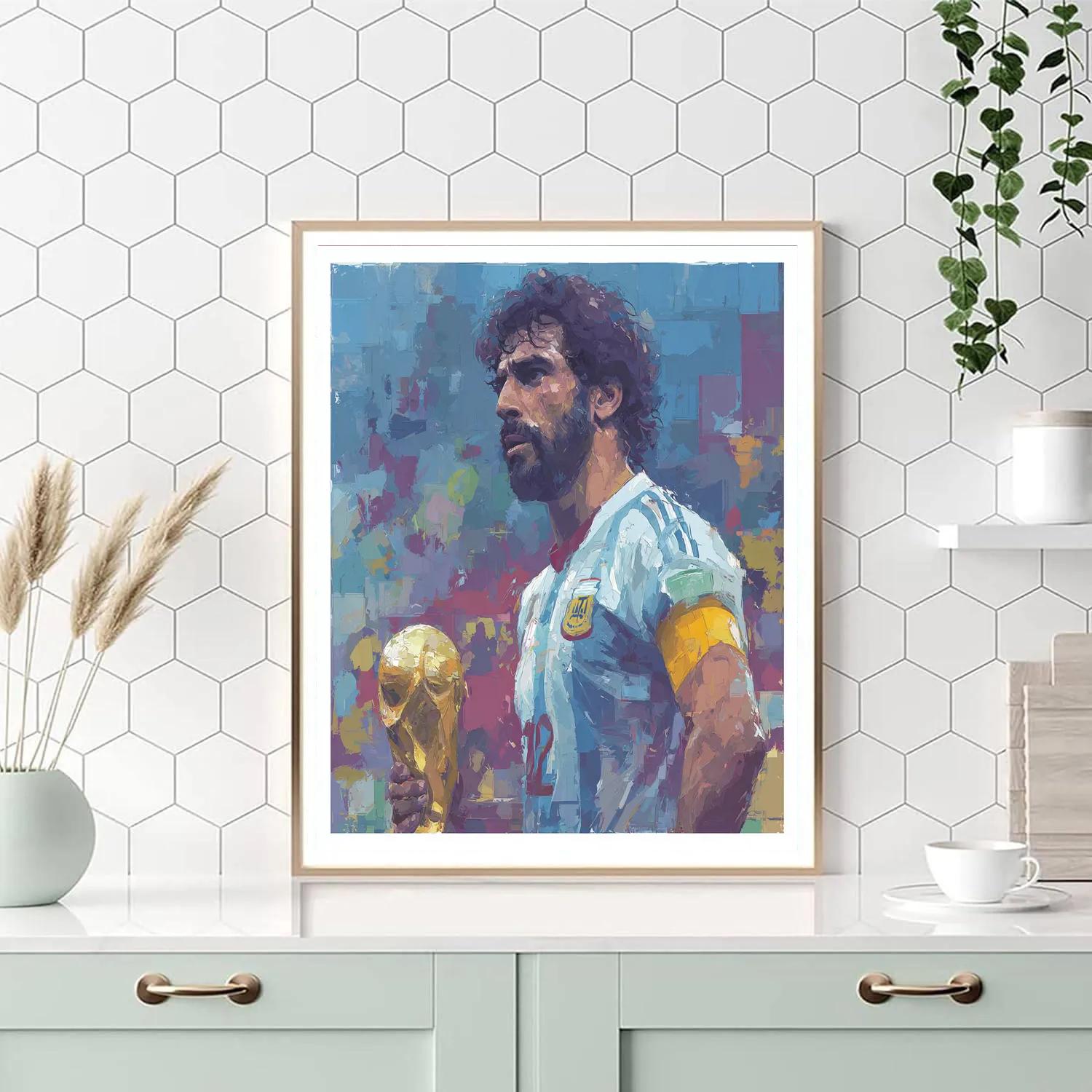 Fifa 2026 Salah Lights Number painting