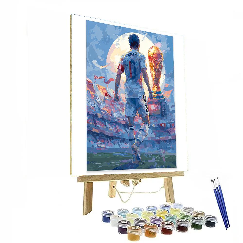 Japan Fifa 2026 Dawn DIY paint by numbers