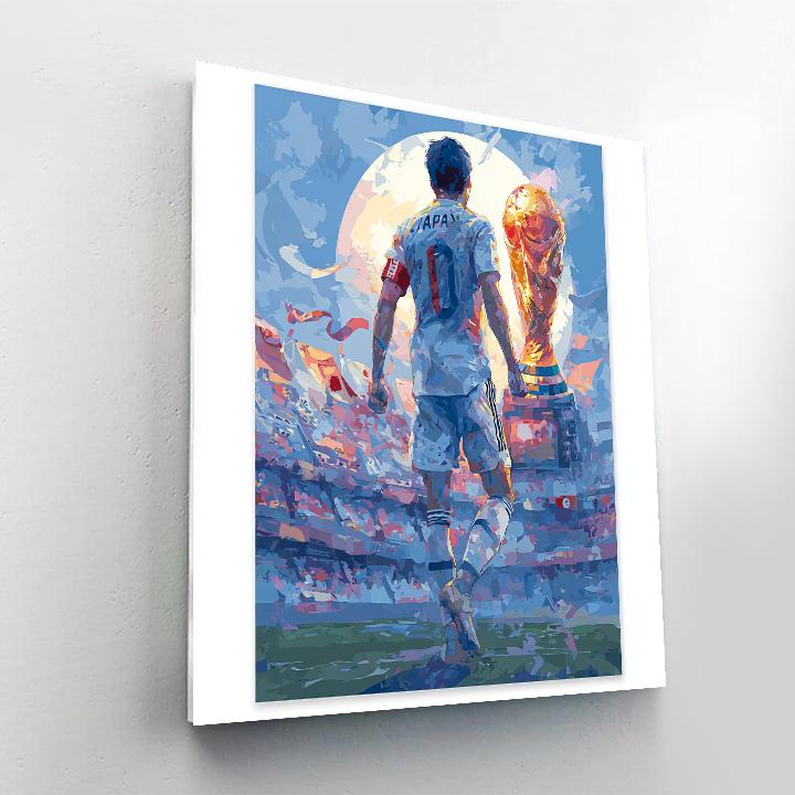 Japan Fifa 2026 Dawn DIY paint by numbers