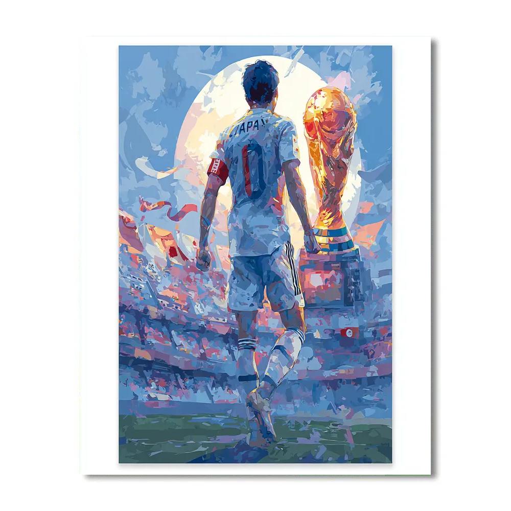 Japan Fifa 2026 Dawn DIY paint by numbers