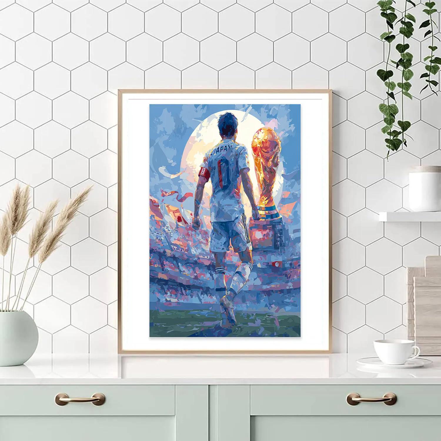 Japan Fifa 2026 Dawn DIY paint by numbers