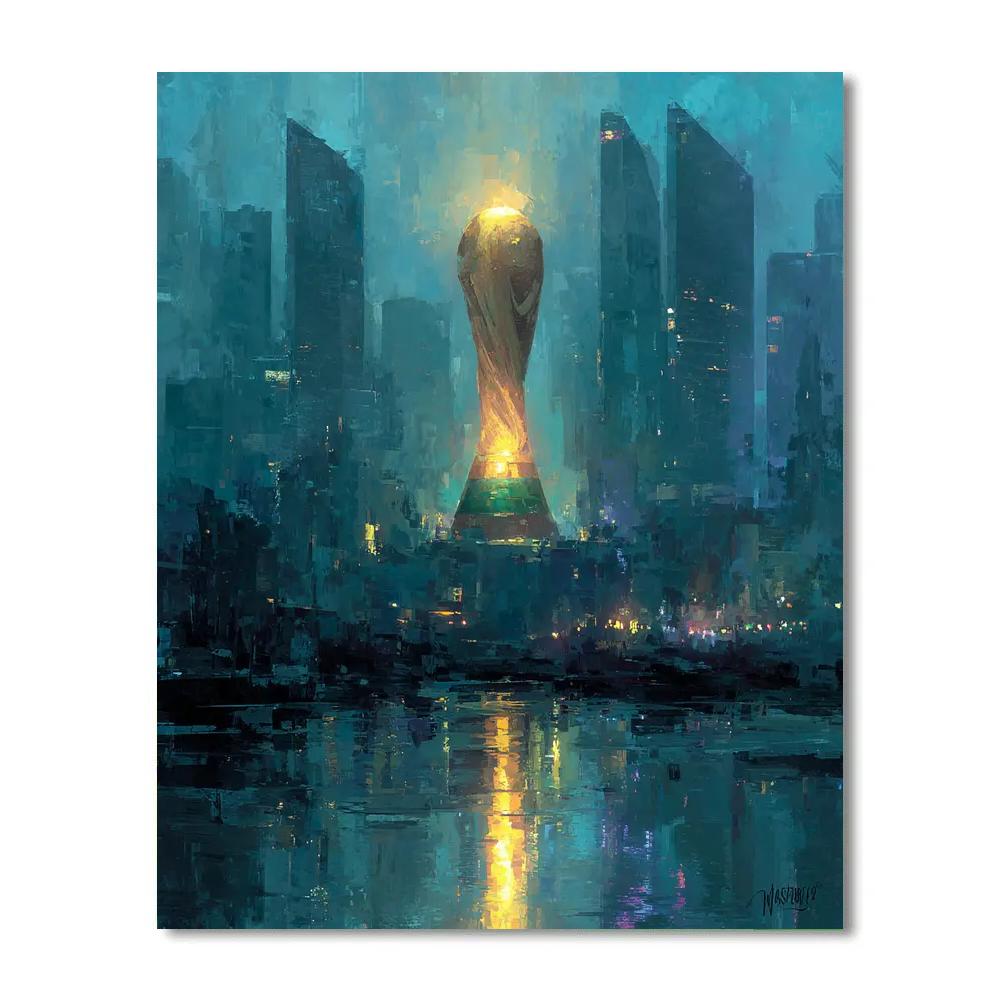 Seattle Fifa 2026 Rainlight painting number kit