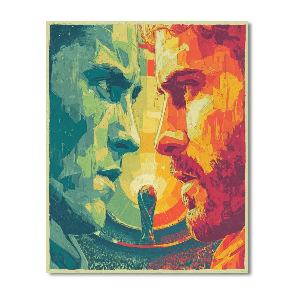 Fifa 2026 Portugal Vs Colombia painting number kit