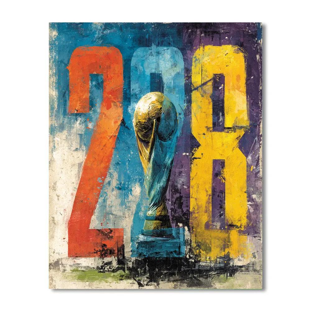 Group E Fifa 2026 Glow Painting by numbers kit