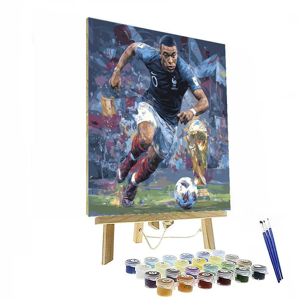 Fifa 2026 Mbappé Rush Painting by numbers kit