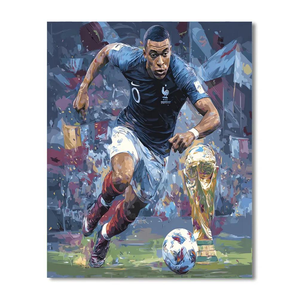Fifa 2026 Mbappé Rush Painting by numbers kit