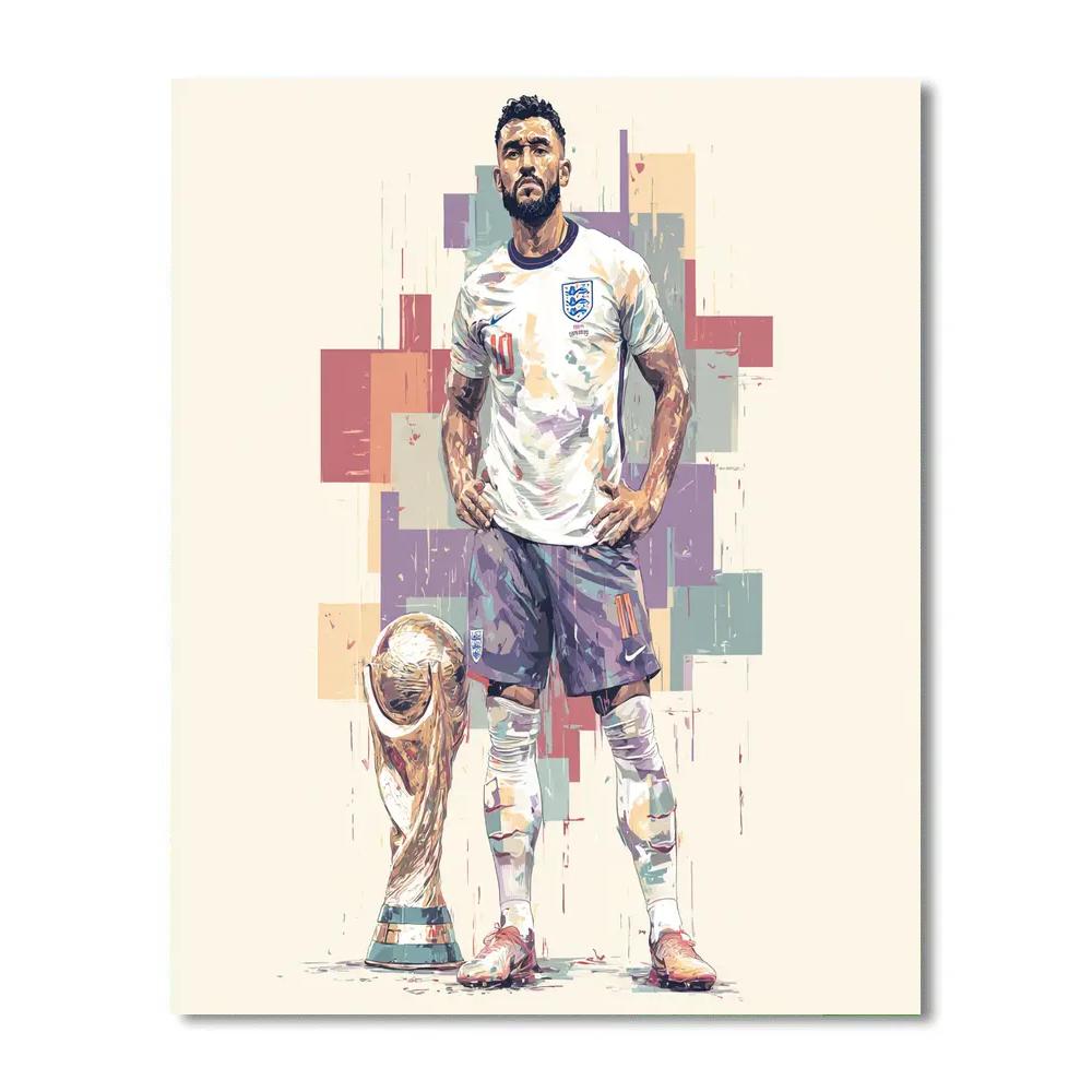 Bellingham Fifa 2026 Gold painting number kit