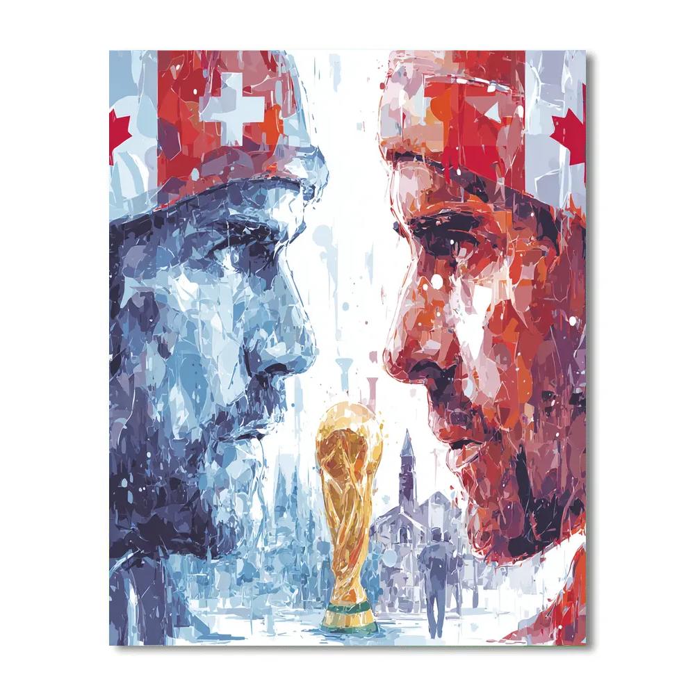 Fifa 2026 Canada Vs Switzerland paint by number