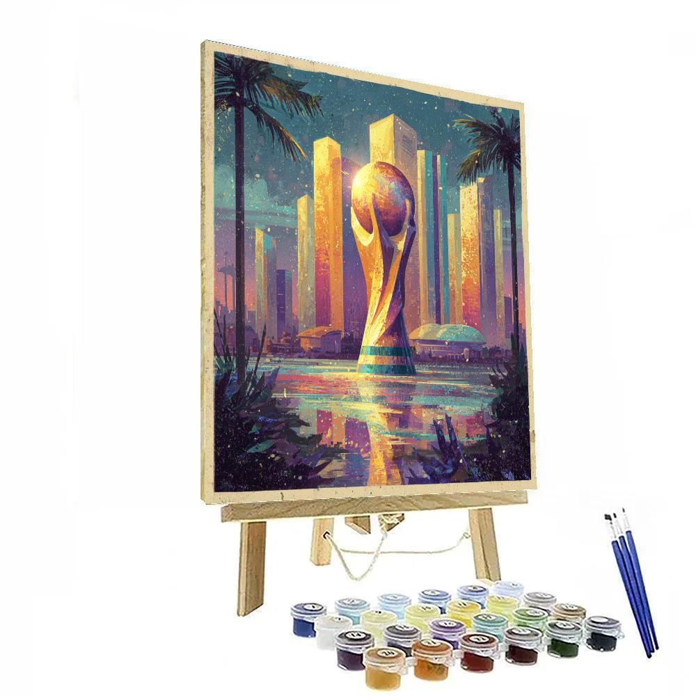 Miami Fifa 2026 Reflection paint by number