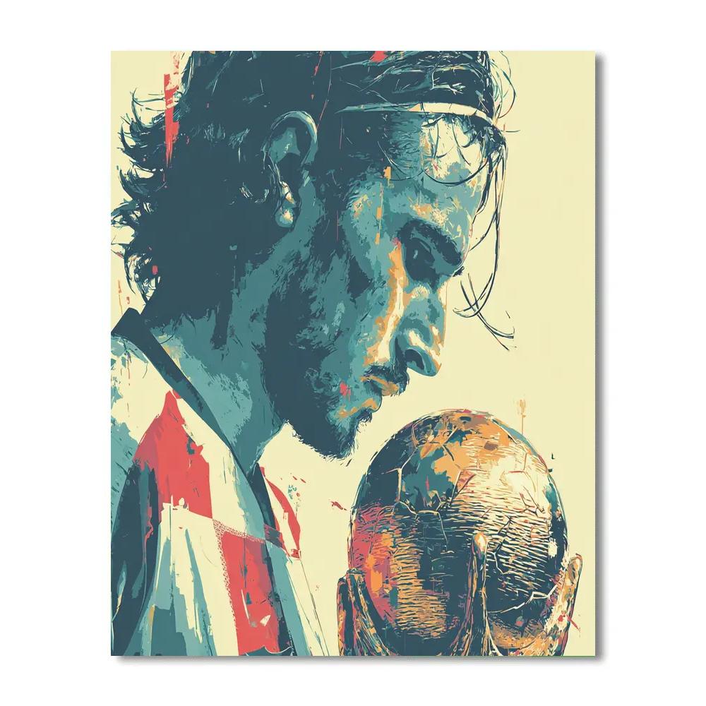 Fifa 2026 Modrić Legacy paint by number