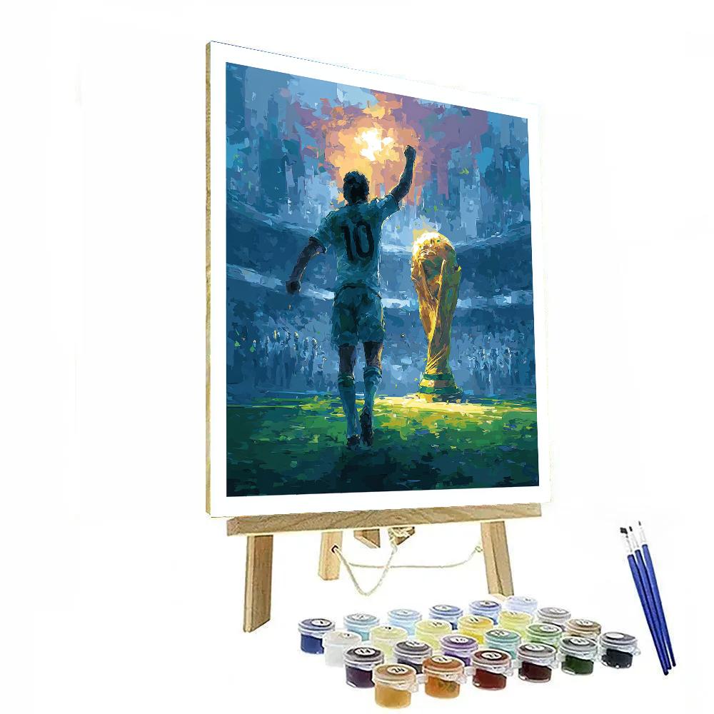 South Africa Fifa 2026 Light Number painting