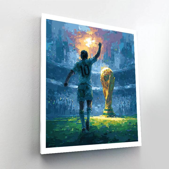 South Africa Fifa 2026 Light Number painting