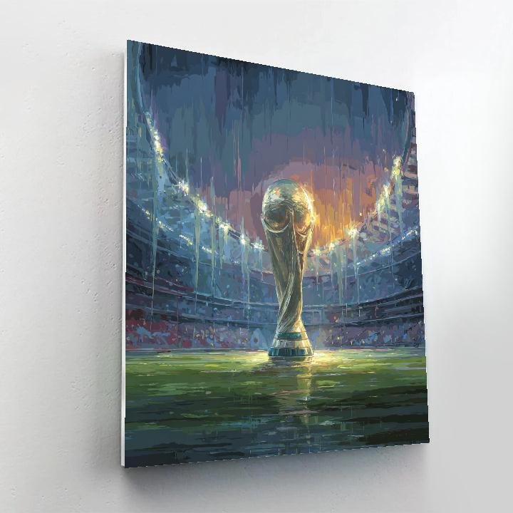 Fifa 2026 Trophy Horizon Paint by numbers art