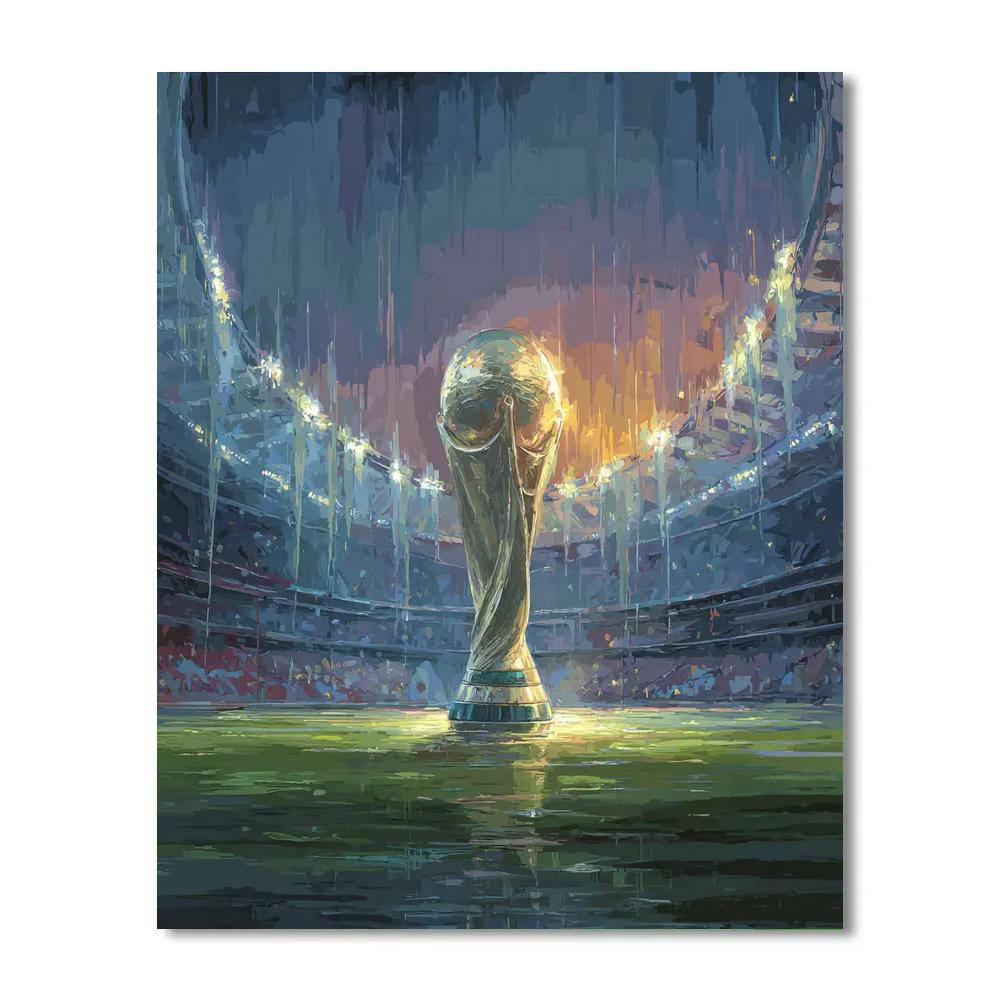 Fifa 2026 Trophy Horizon Paint by numbers art