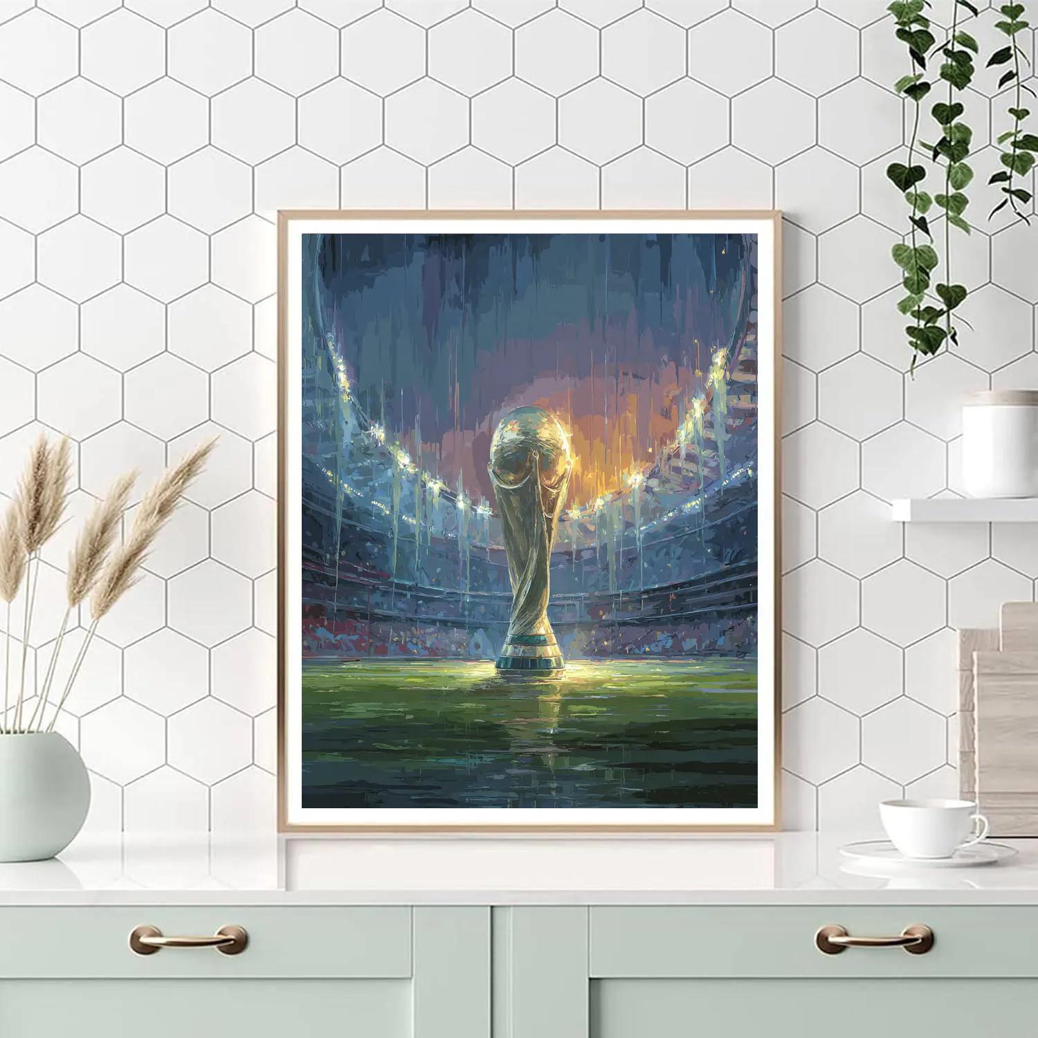 Fifa 2026 Trophy Horizon Paint by numbers art