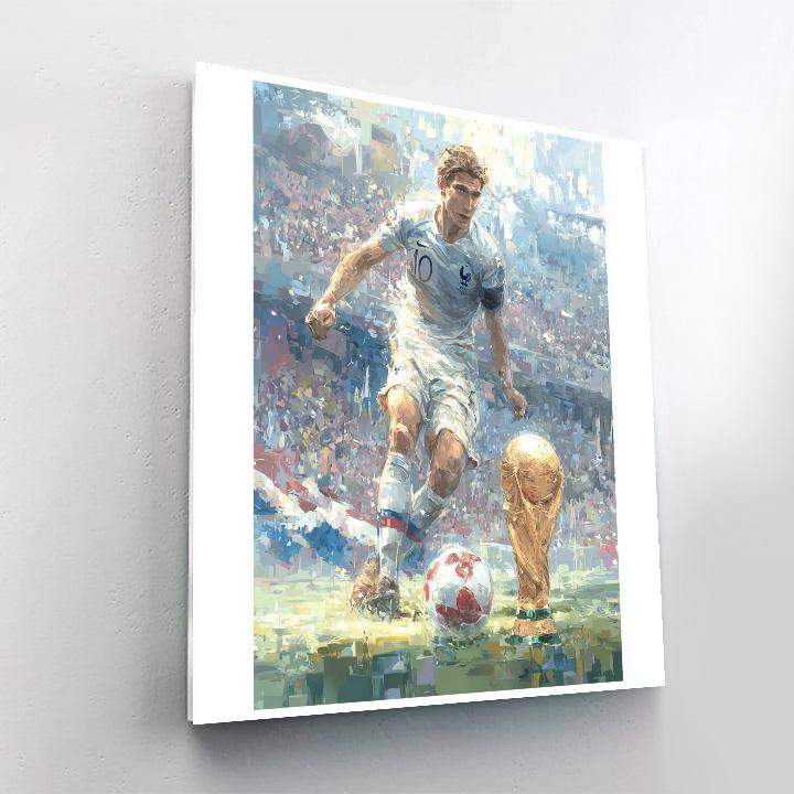 Zidane Fifa 2026 Blue Hour painting number kit