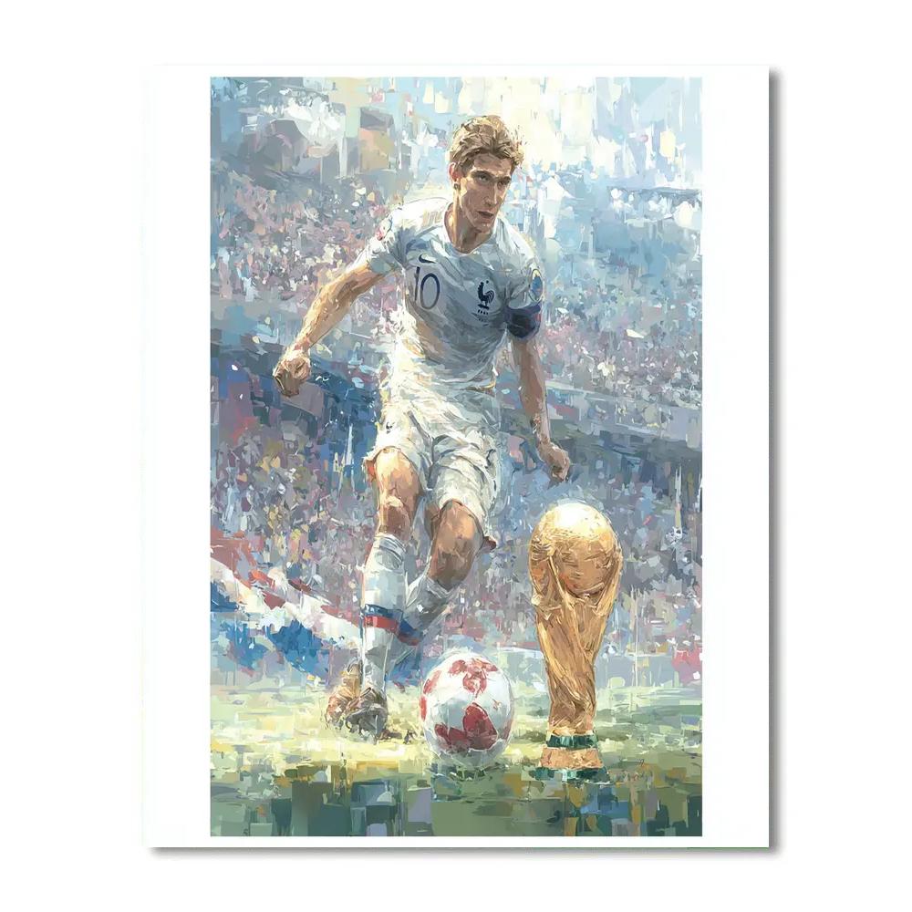 Zidane Fifa 2026 Blue Hour painting number kit