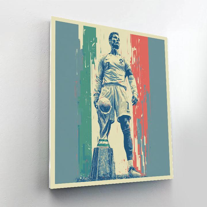 Fifa 2026 Ronaldo Legacy Number painting