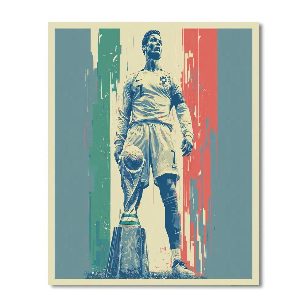 Fifa 2026 Ronaldo Legacy Number painting