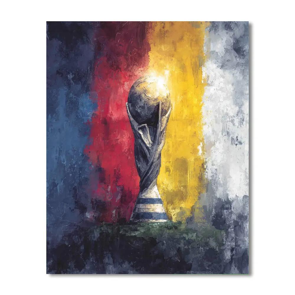 Group E Fifa 2026 Prism Number painting