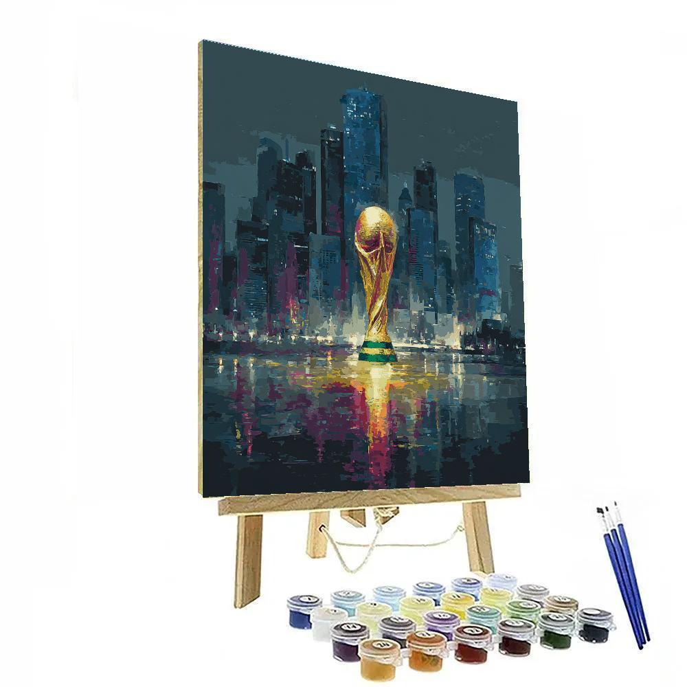 Seattle Fifa 2026 Rainlight Paint by numbers art