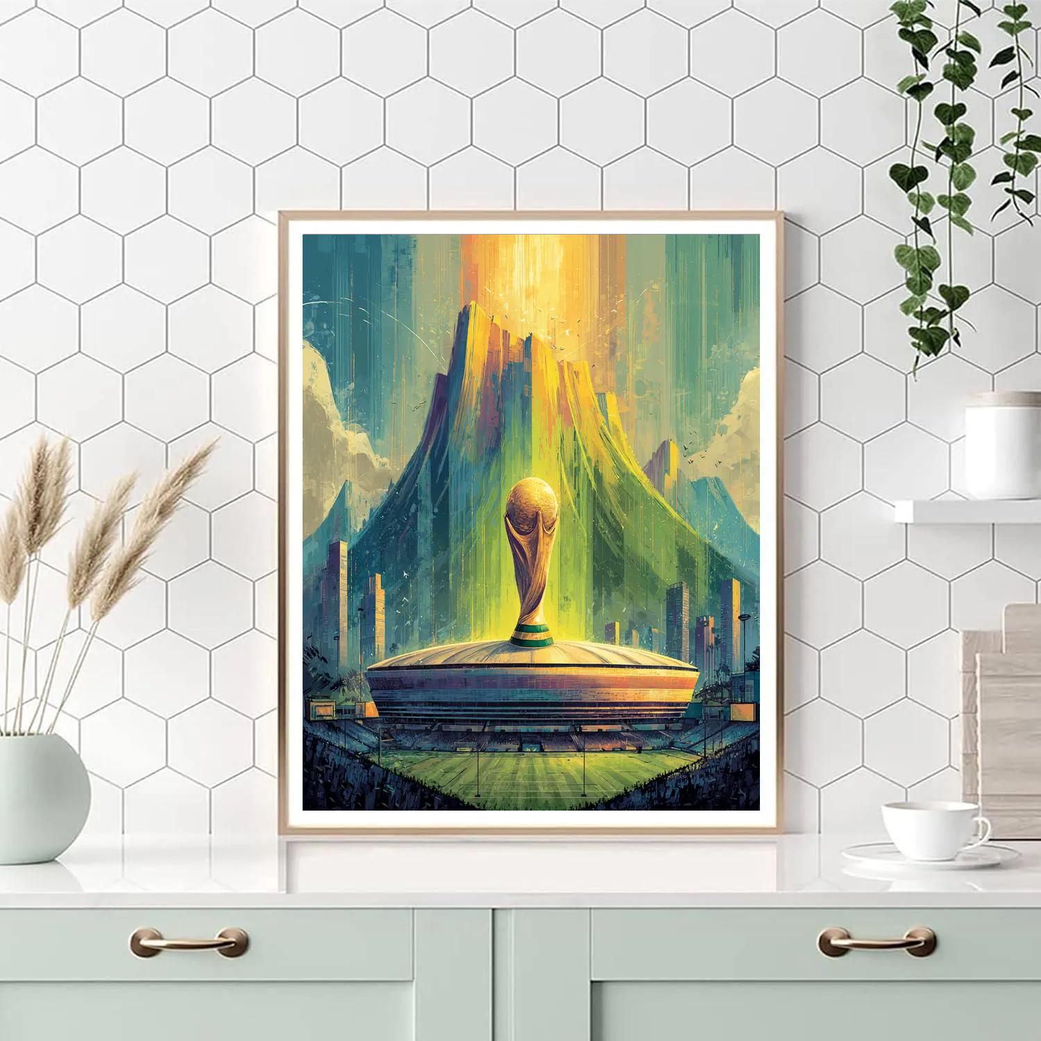 Monterrey Fifa 2026 Mountain Lights paint by numbers